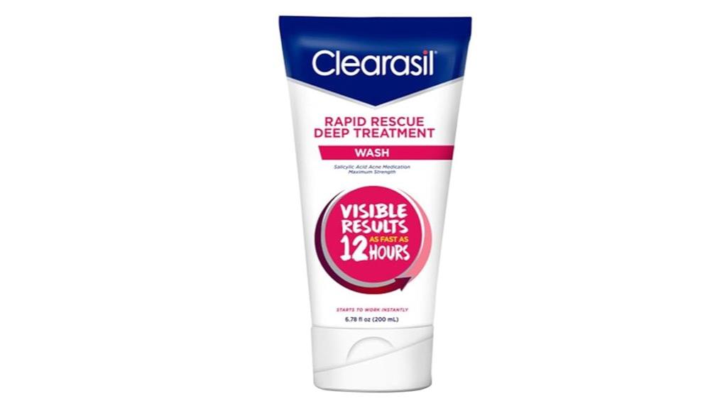 fast acting acne face wash