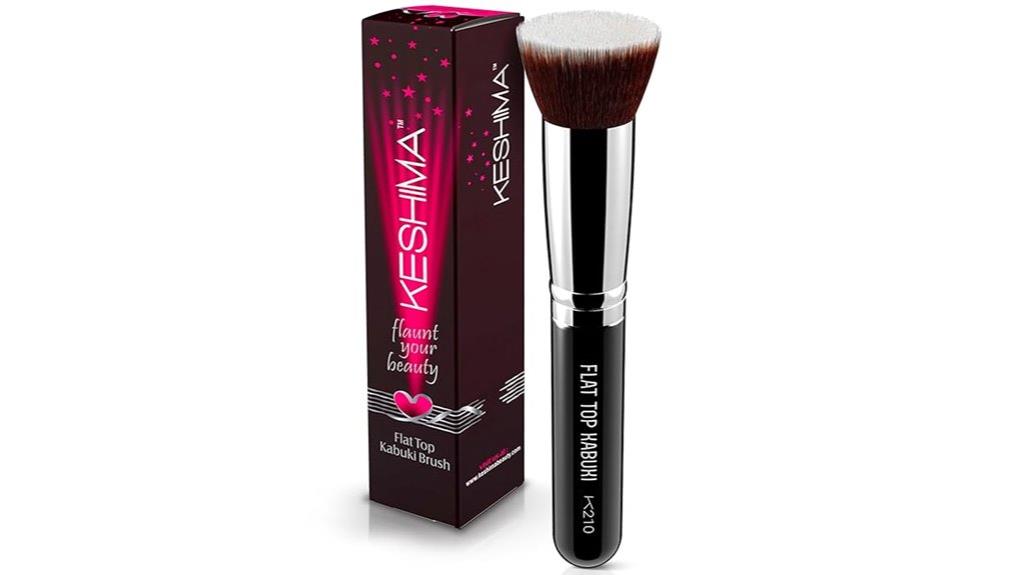 flat kabuki makeup brush