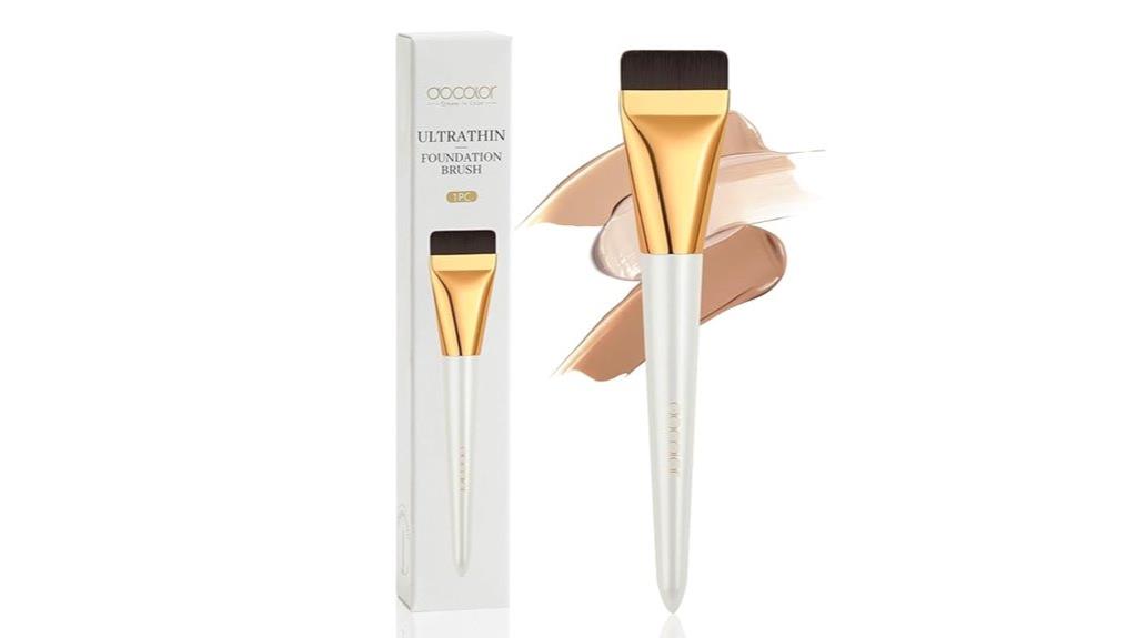 flat liquid foundation brush