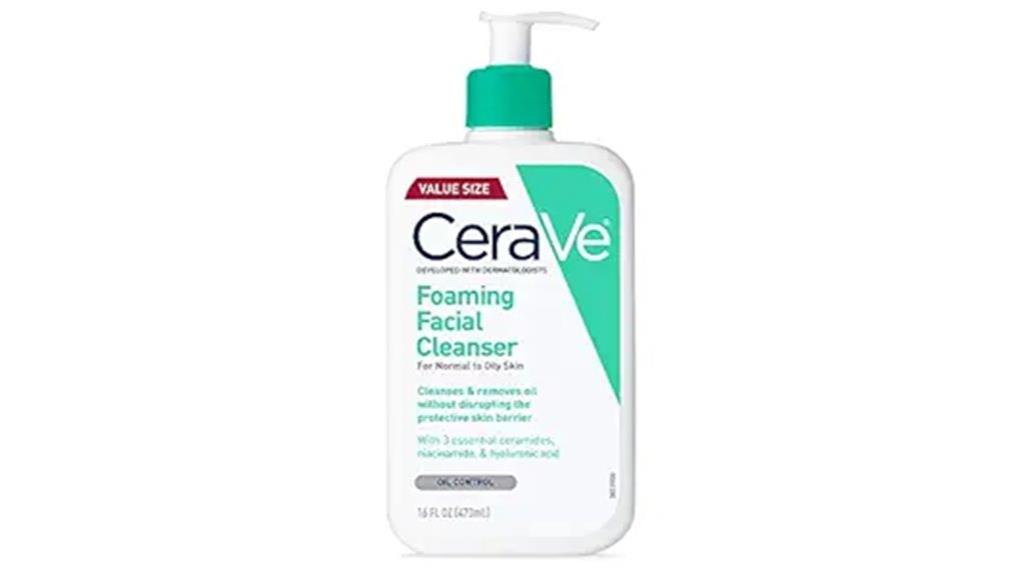 foaming cleanser for oily
