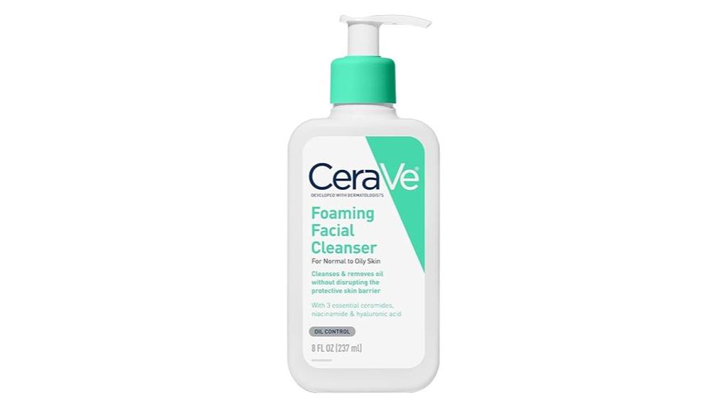 foaming cleanser for oily skin