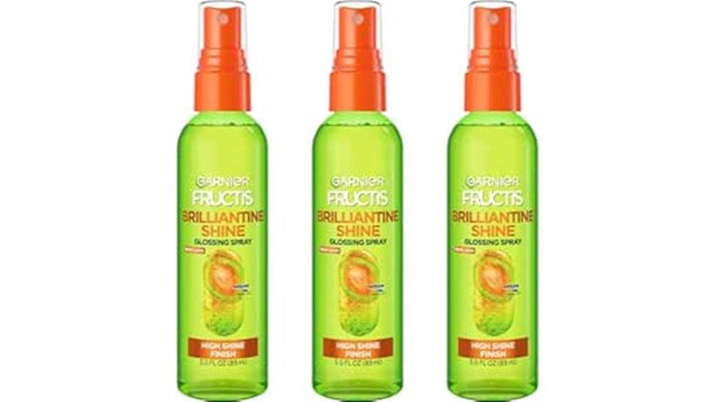garnier fructis shine spray
