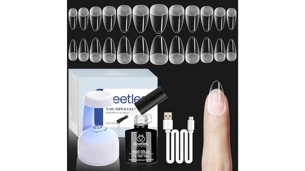gel nail kit almond