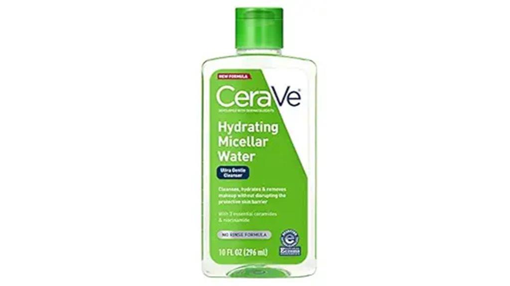 gentle facial cleansing water
