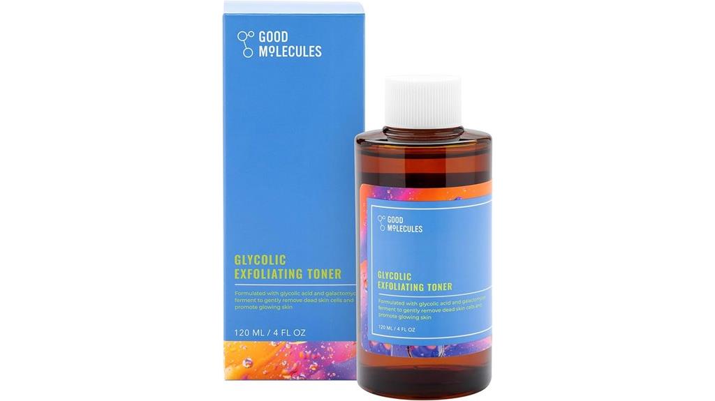gentle glycolic exfoliating toner