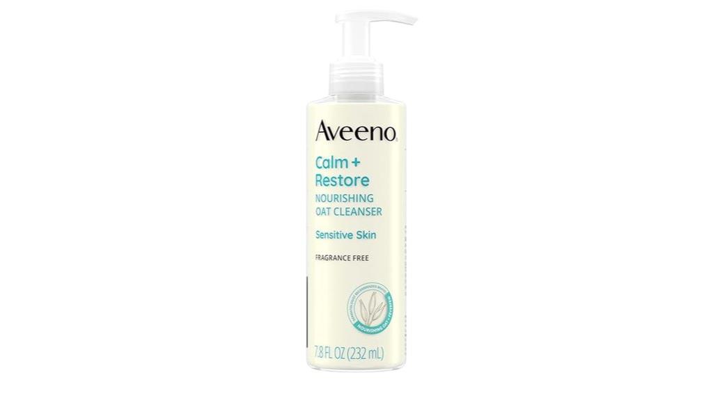 gentle oat cleanser for sensitive skin