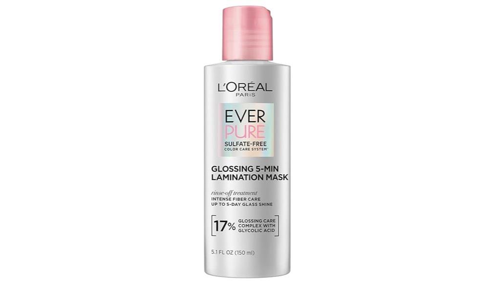 glossy nourishing hair treatment