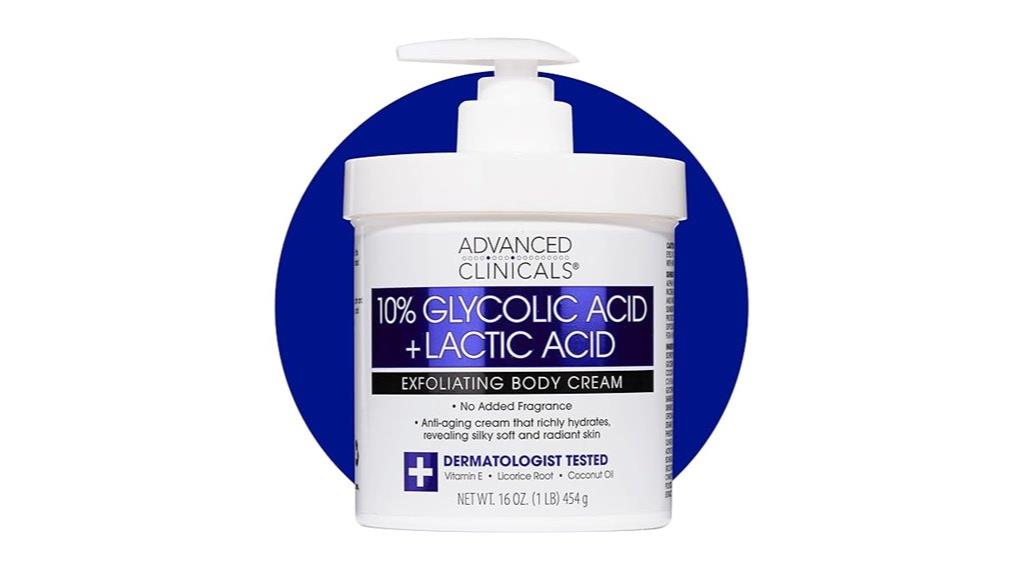 glycolic lactic acid lotion