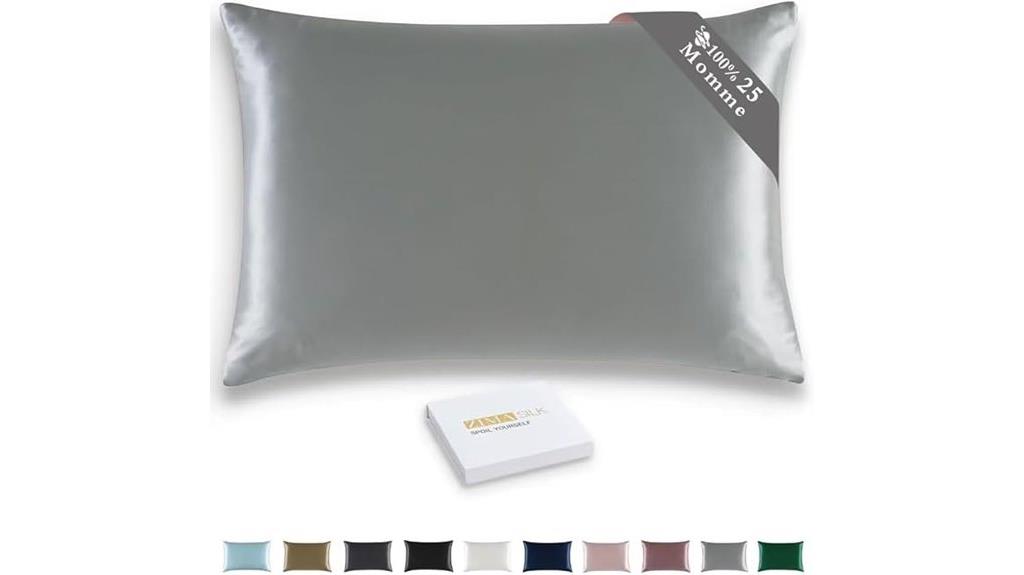 gray 25 momme silk
