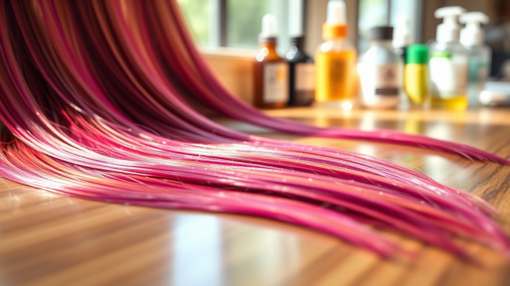 hair type shine color safety