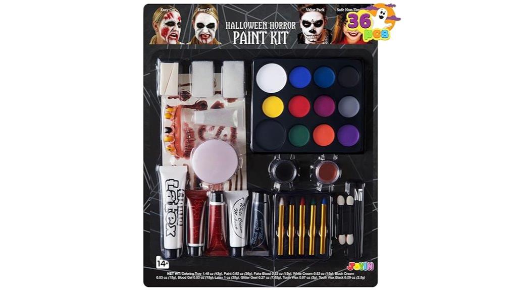 halloween face painting kit