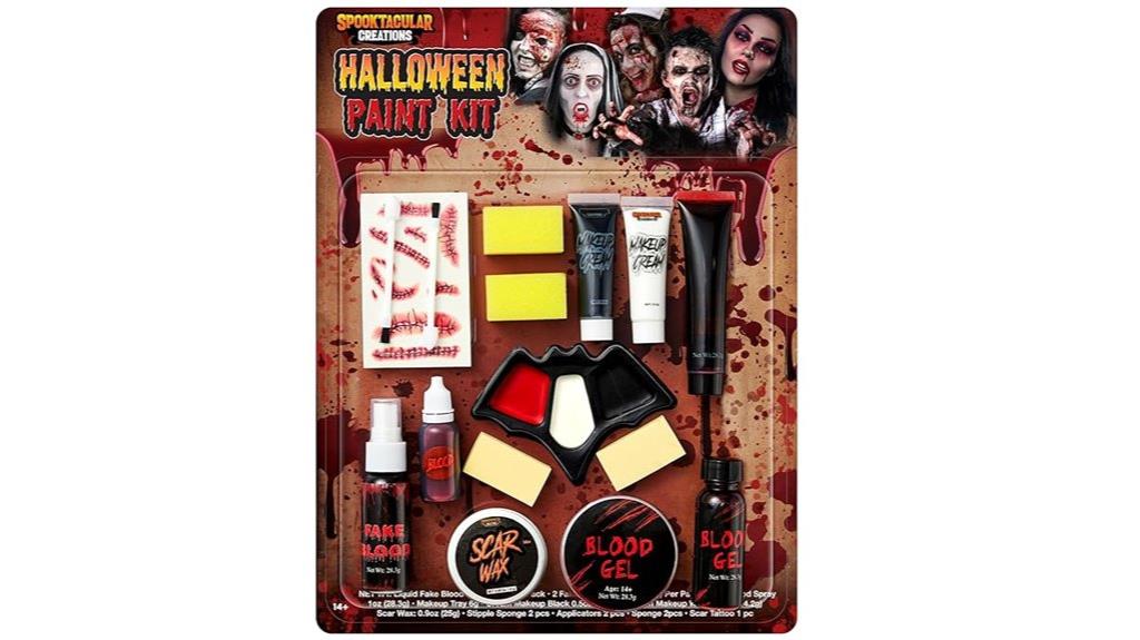 halloween family makeup set