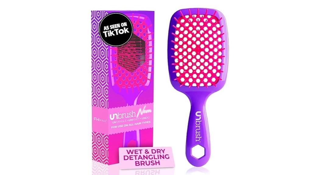 heat resistant detangling brush