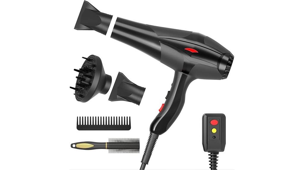 high power quiet hair dryer