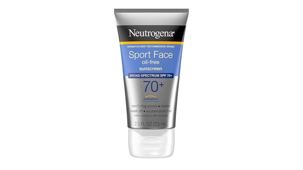high spf oil free sunscreen
