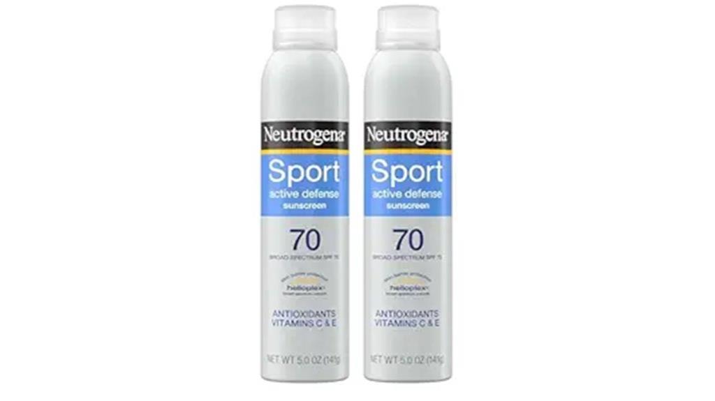 high spf sports sunscreen spray