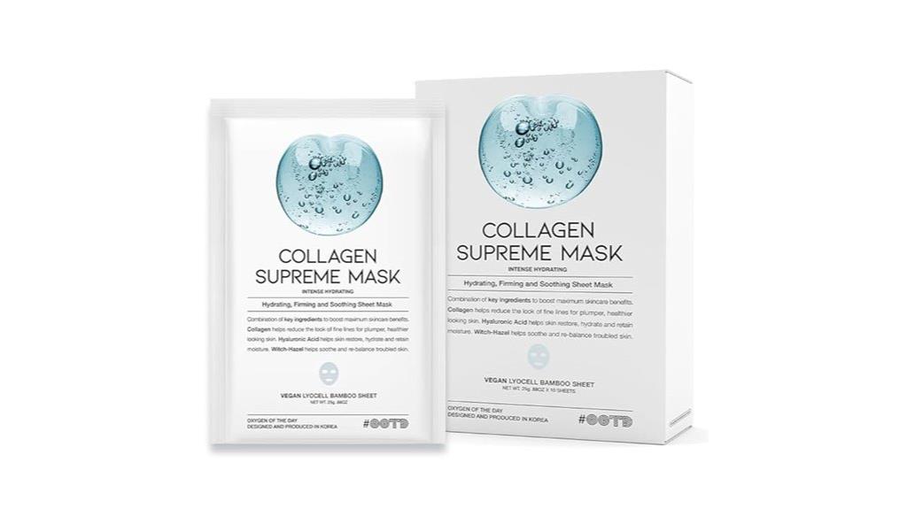 hydrating collagen face masks