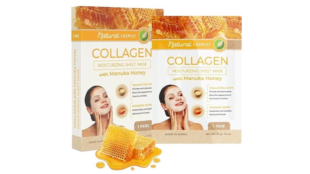 hydrating collagen honey masks