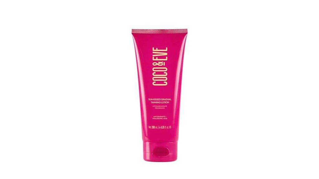 hydrating sun kissed tanning lotion