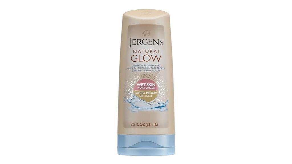 in shower tan lotion