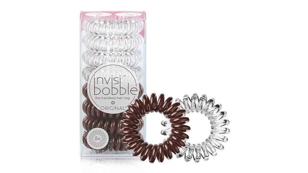 invisible spiral hair ties