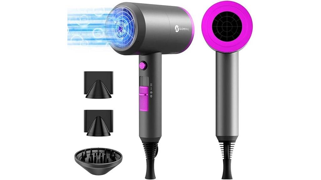 ionic dryer with attachments