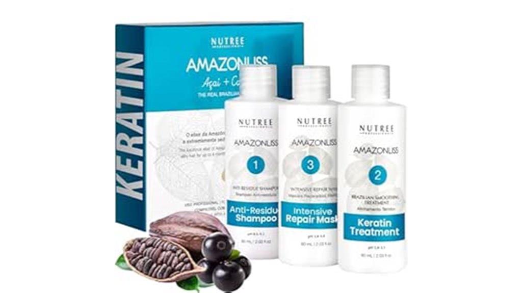 keratin hair straightening treatment