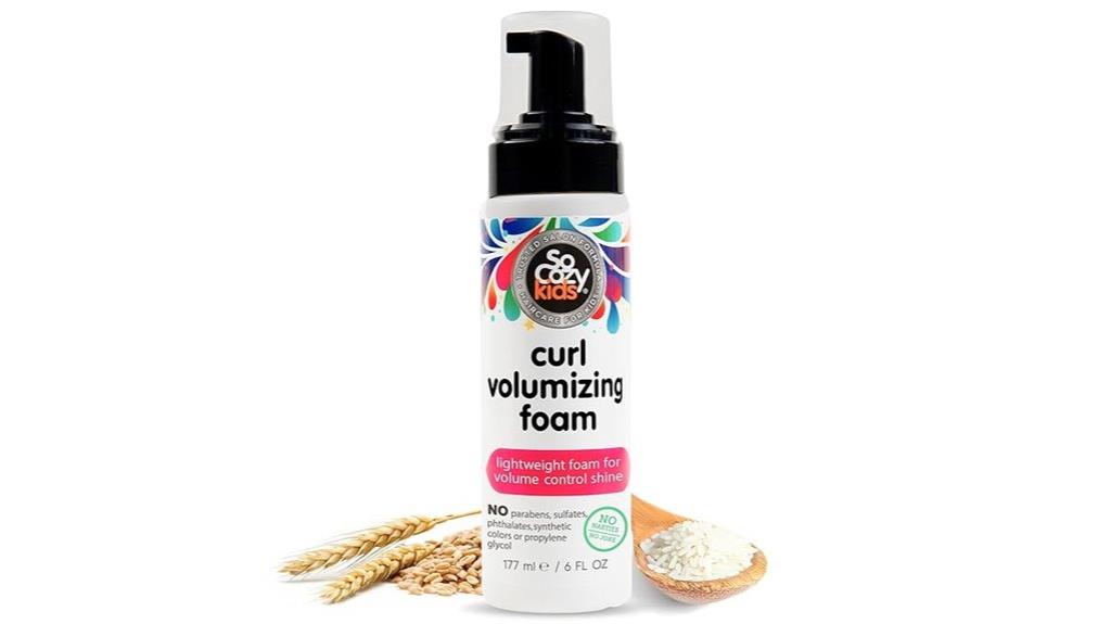 kids curl volumizing foam