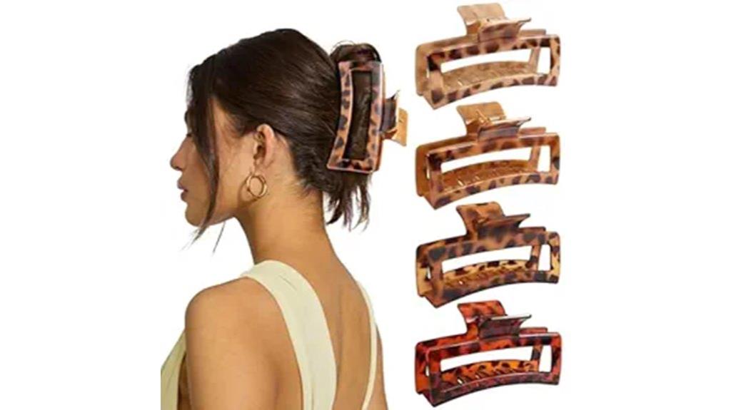 large claw hair clips