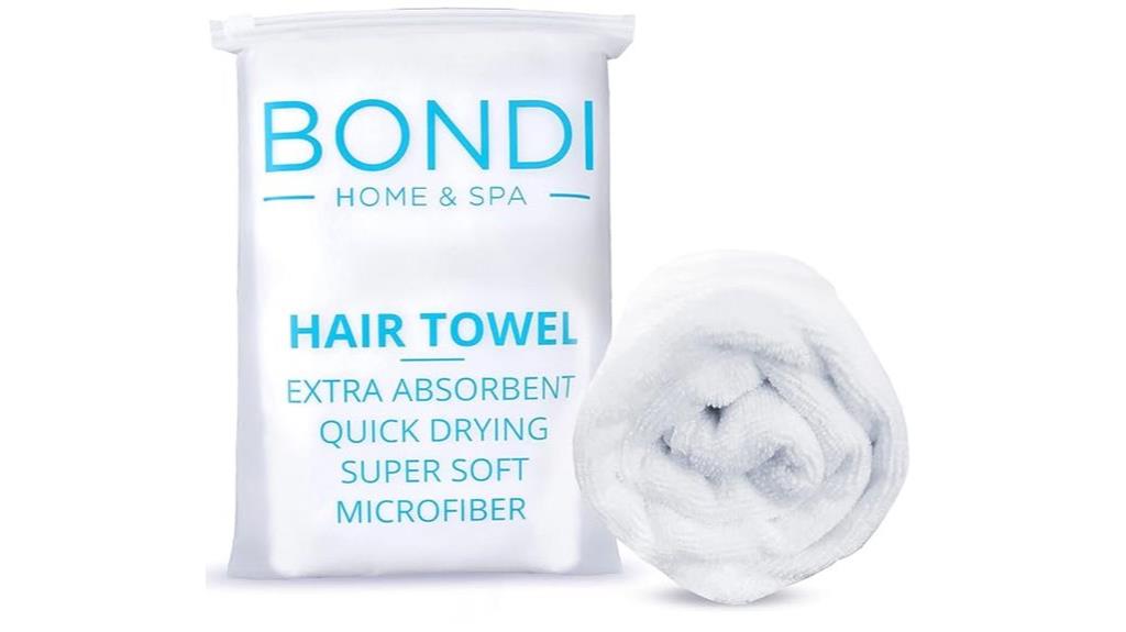 large microfiber hair towel