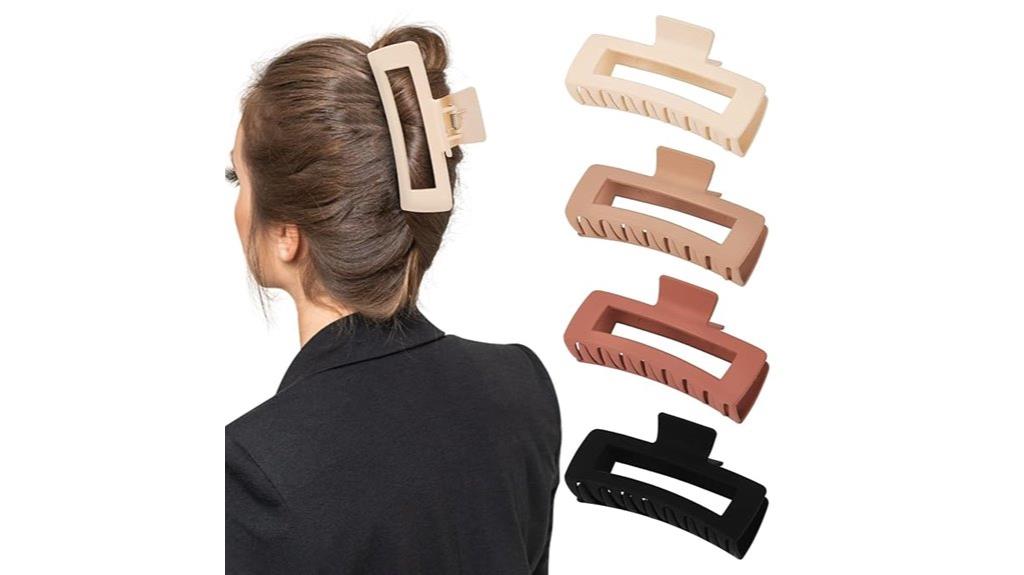 large non slip hair clips