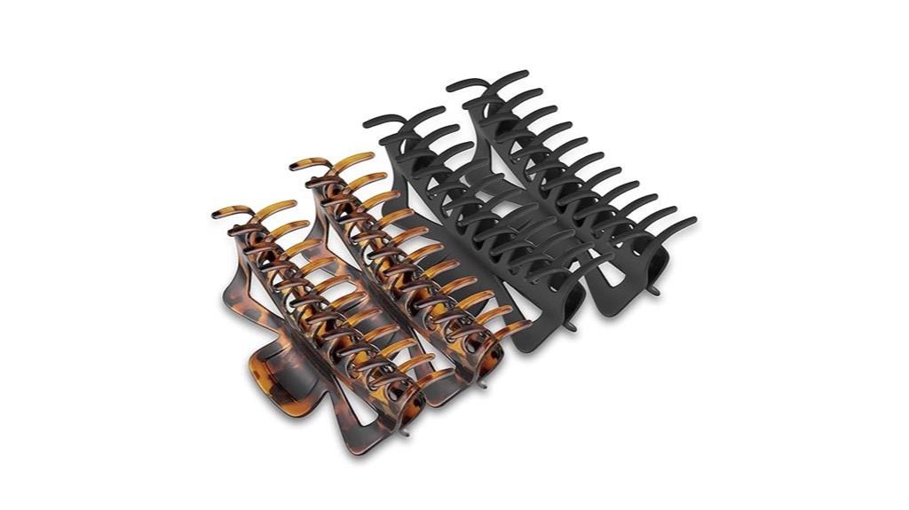 large thick hair clips