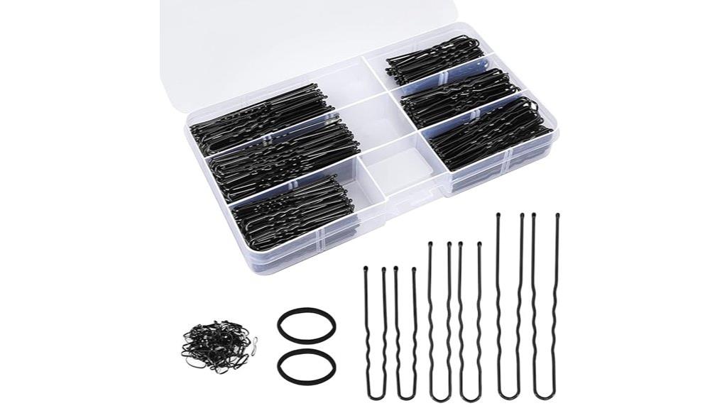 large u shaped hair pin set