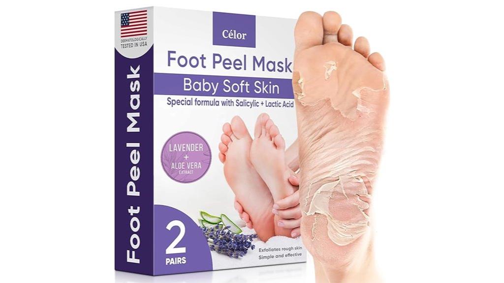 lavender foot peel set