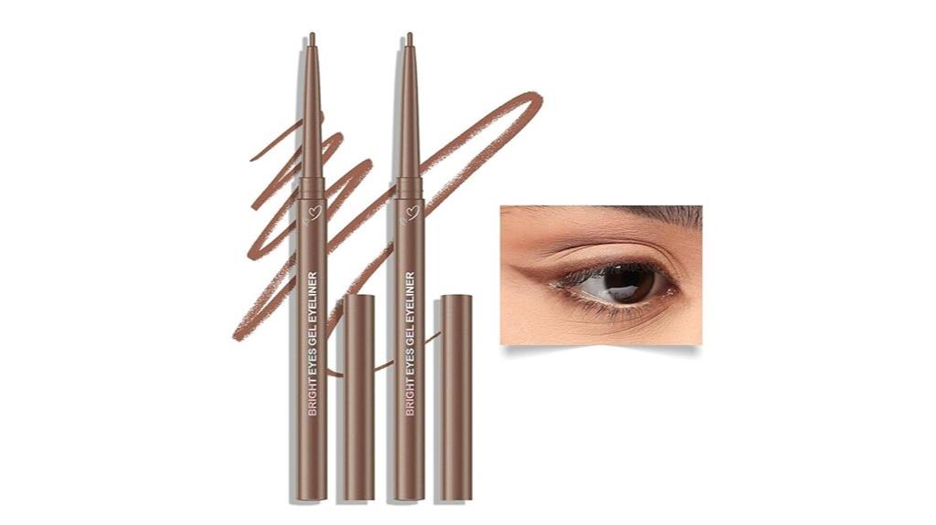 light brown gel eyeliner