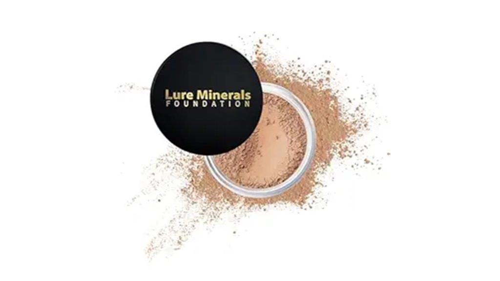 loose beige mineral foundation