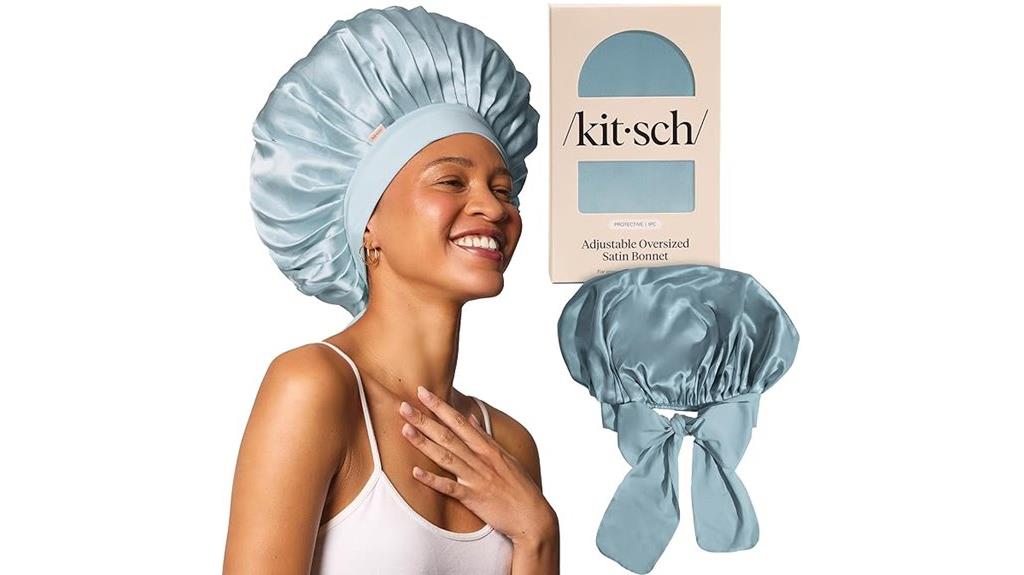 luxurious satin sleep bonnet