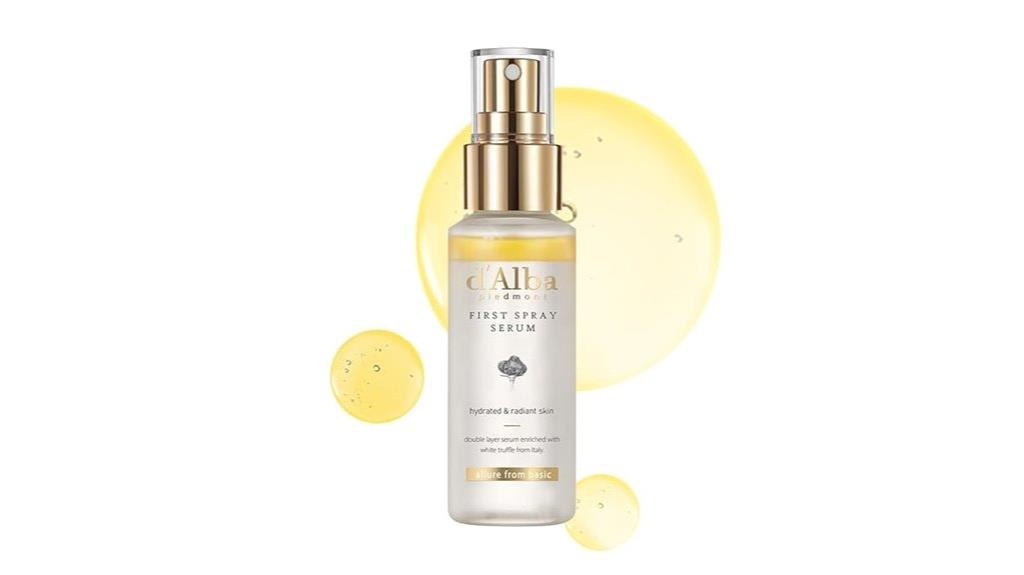 luxurious truffle serum bottle