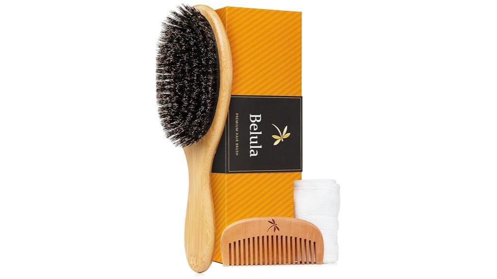 luxury thick hair brush