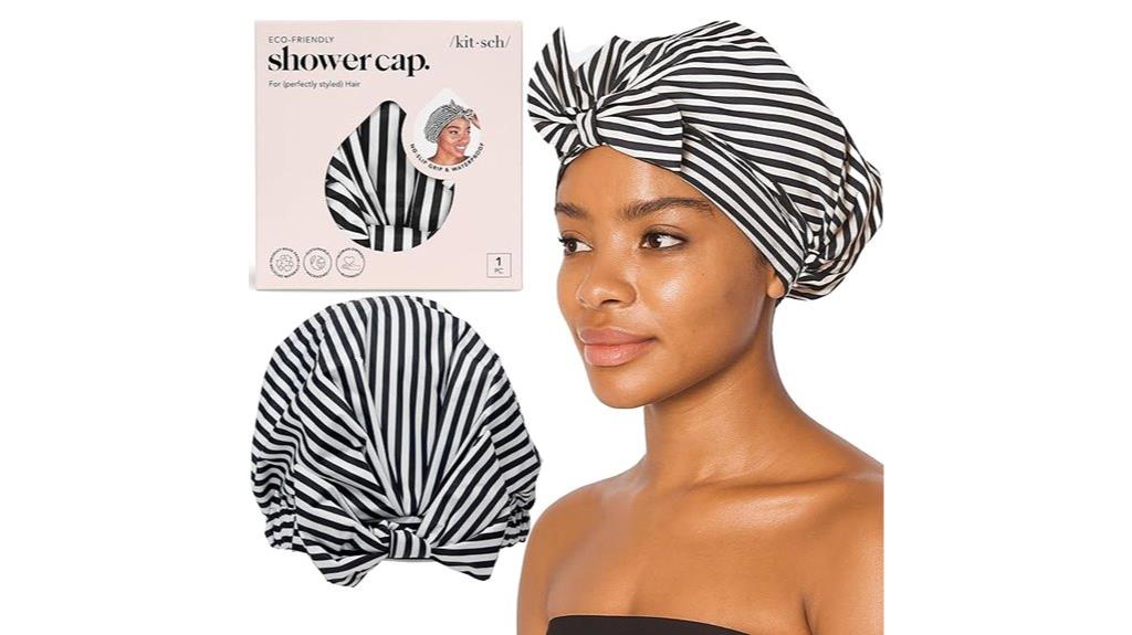 luxury waterproof shower cap