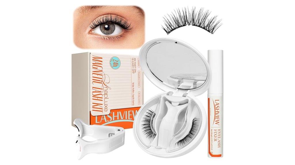 magnetic eyelashes with applicator
