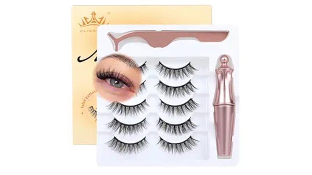 magnetic eyelashes with eyeliner