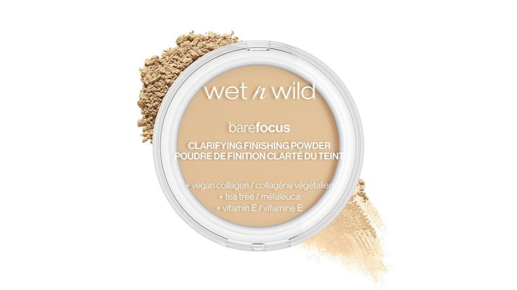 matte clarifying powder finish