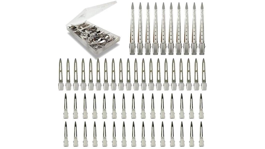 metal duck bill hair clips