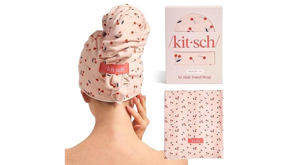 microfiber hair towel wrap