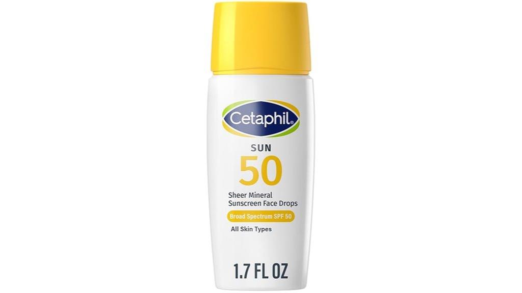 mineral liquid sunscreen face