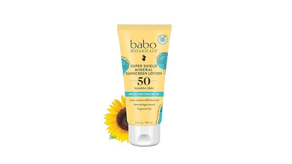 mineral spf 50 lotion