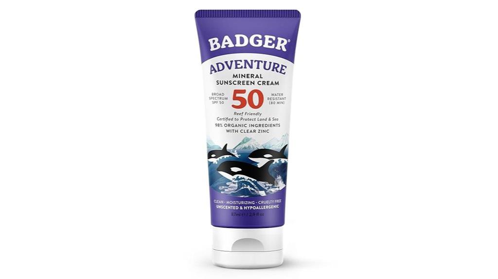 mineral sunscreen adventure sport