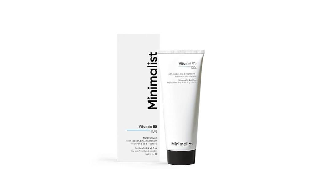 minimalist b5 oily skin moisturizer