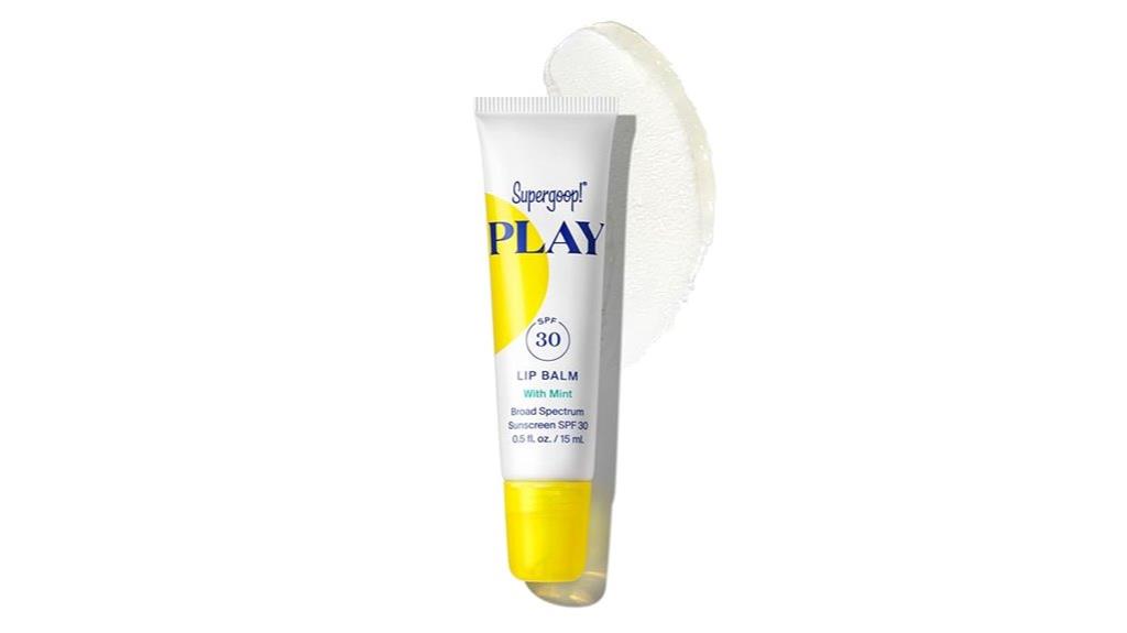 minty spf lip balm
